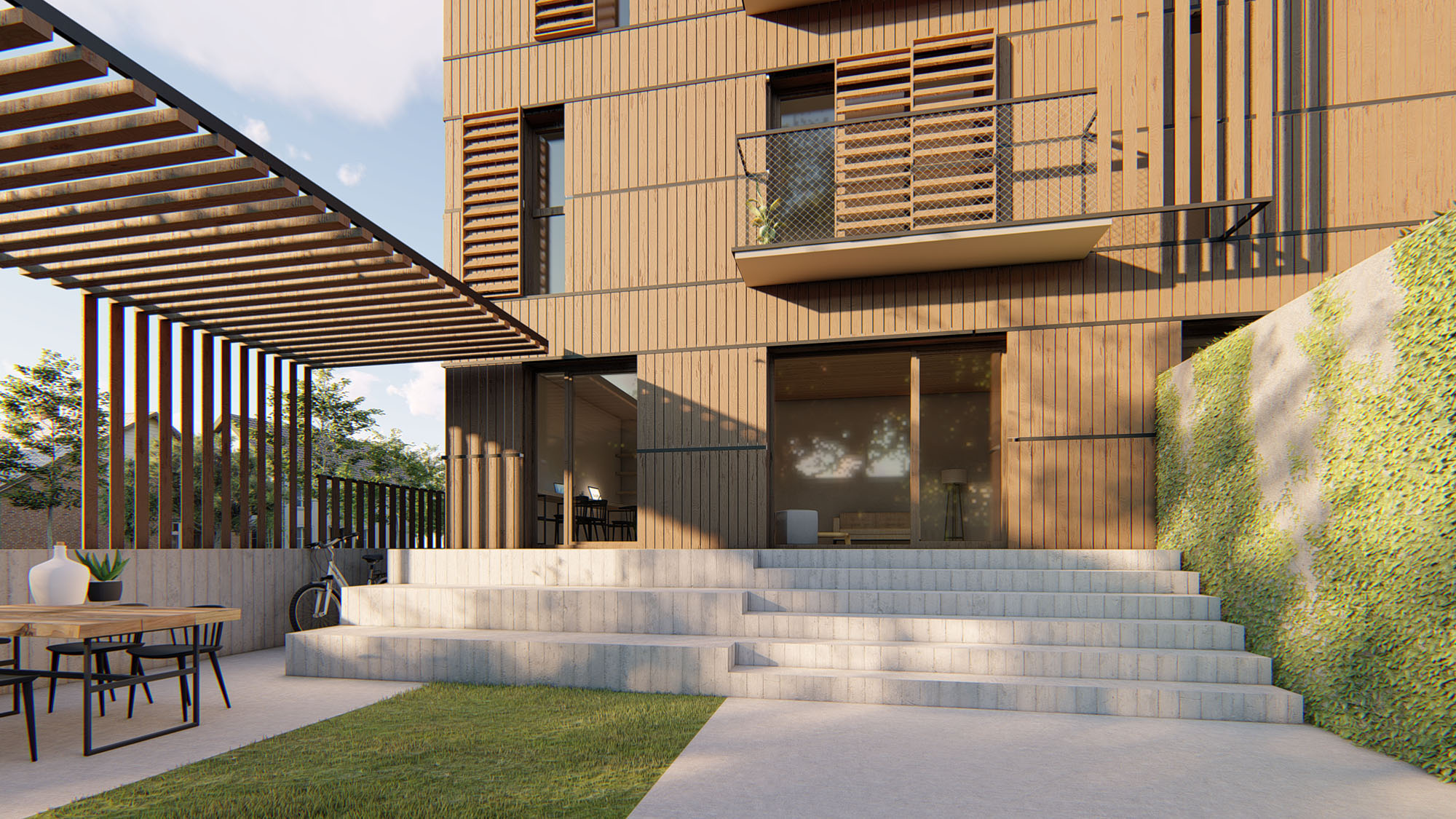 render jardin 